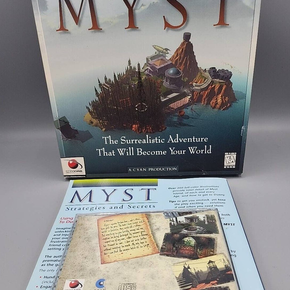 Myst PC Video Game Win 95 Best Selling CD ROM of All Time RedOrb & Strategy Book - Picture 7 of 12